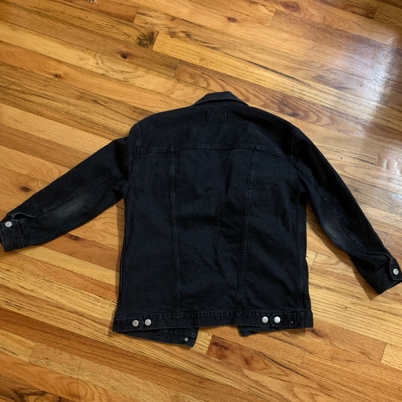 Madewell Denim Jacket in Black, Size Small - Picture 4 of 4